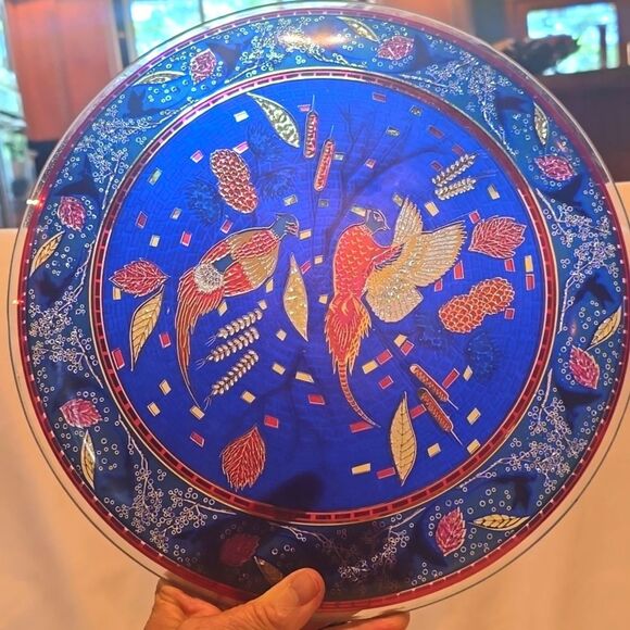 Vintage Houze Art Glass Decorative Mosaic Plate.Excellent Cond! - Picture 7 of 10